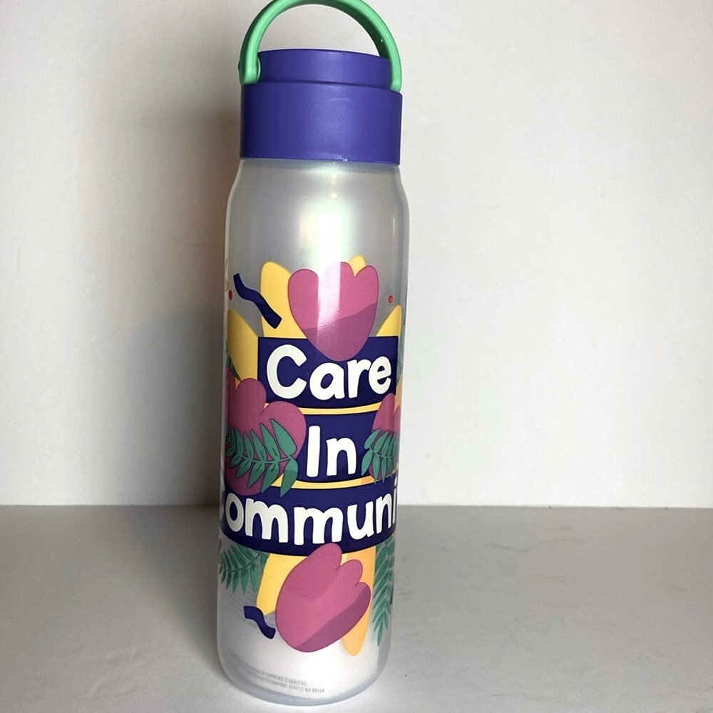 New Starbucks 2024 Ananya Rao-Middleton Collection 24 Oz. Plastic Water Bottle